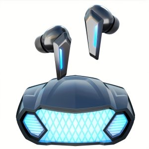 Mech, LED Lights, Wireless Headphones, TWS, Ultra Long Battery Life, Charging Cabin Lighting, Low Gaming Delay, In Ear, Music Headphones