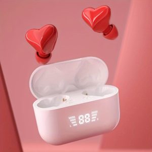 Long Range Wireless Earphones, Pure Cobalt Battery, True Copper Ring Composite Film Speaker, Strong Bass, Low-power And Radiation Free Wireless Earphones That Are Comfortable To Wear, Suitable For All Wireless Earphones Connected To Smartphones